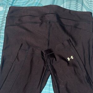 Under Armour Black Leggings with Small Logo